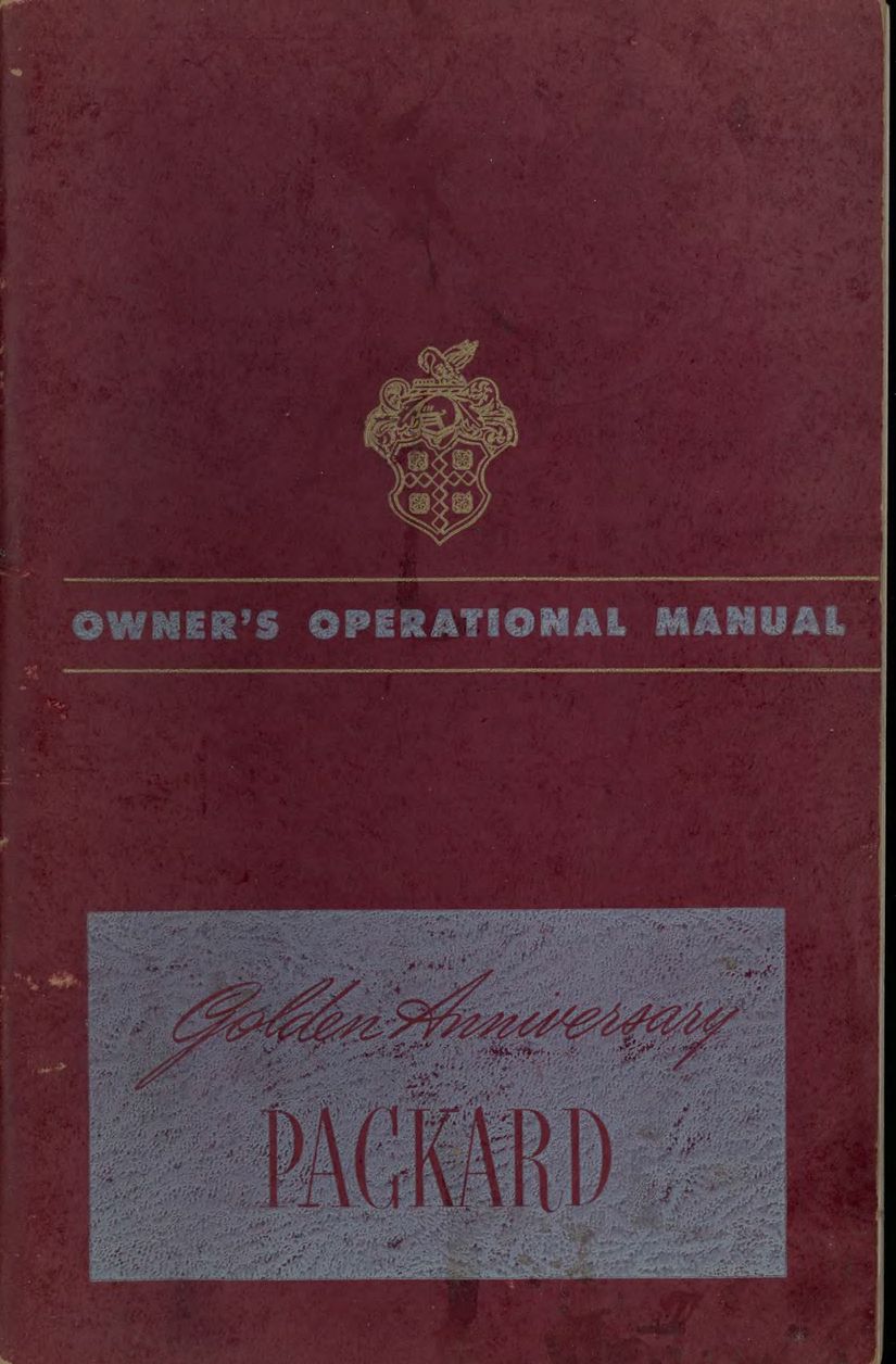 1949 Packard Owners Manual